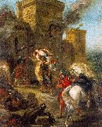 The Abduction of Rebecca_3 Eugene Delacroix